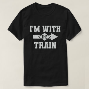 Ik ben bij de trein die overeenkomt met Halloween  T-shirt