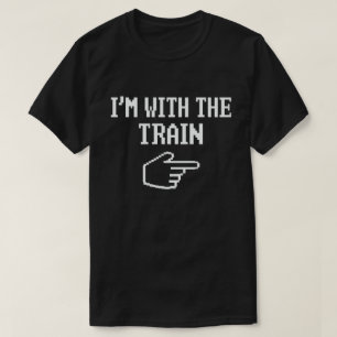 Ik ben bij de trein die overeenkomt met Halloween T-shirt