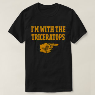 Ik ben bij de Triceratops Funny Couple Halloween T-shirt
