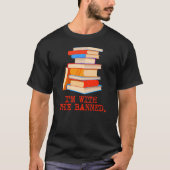 Ik ben bij de verboden boeken t-shirt (Voorkant)