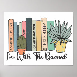 Ik ben bij de Verboden Boeken Week Poster