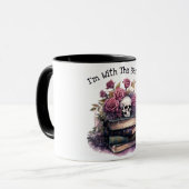 Ik ben bij de verboden boekenliefhebber mok (Voorkant links)