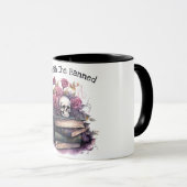 Ik ben bij de verboden boekenliefhebber mok (Voorkant rechts)