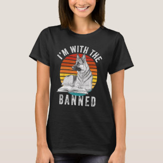 Ik ben bij de verboden Lees verboden boeken BoekWo T-shirt