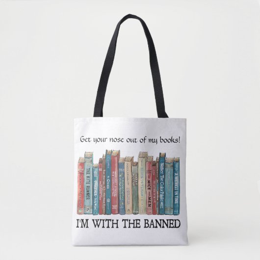 Ik ben bij de verboden literaire Canvas tas (Voorkant)