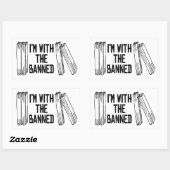 Ik ben bij de verboden rechthoekige sticker (Vel)