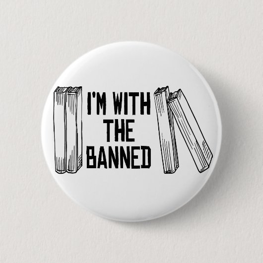 Ik ben bij de verboden ronde button 5,7 cm (Voorkant)