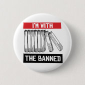 Ik ben bij de verboden ronde button 5,7 cm (Voorkant)