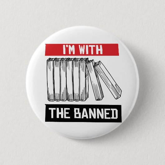 Ik ben bij de verboden ronde button 5,7 cm (Voorkant)