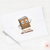Ik ben bij de verboden ronde sticker (Envelop)