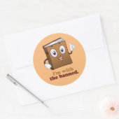 Ik ben bij de verboden ronde sticker (Envelop)