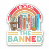 Ik ben bij de Verboden Sticker (Voorkant)