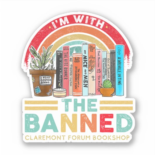 Ik ben bij de Verboden Sticker (Voorkant)