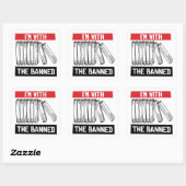 Ik ben bij de verboden vierkante sticker (Vel)