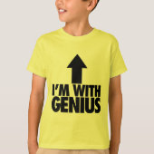 Ik ben bij Genius T-shirt (Voorkant)