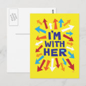 Ik ben bij haar briefkaart (Voorkant / Achterkant)