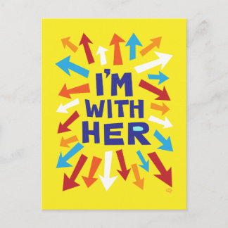 Ik ben bij haar briefkaart