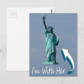 Ik ben bij haar! briefkaart (Voorkant / Achterkant)