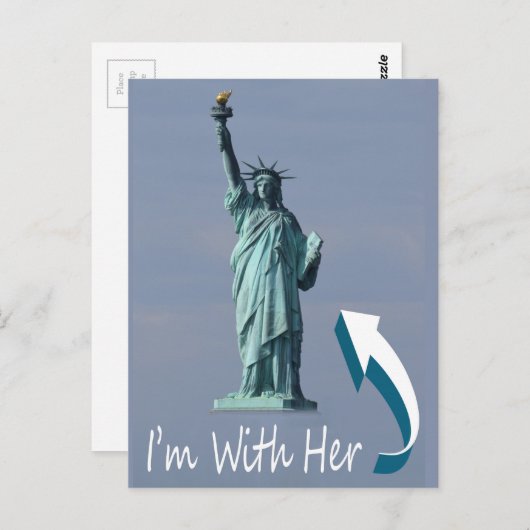 Ik ben bij haar! briefkaart (Voorkant / Achterkant)