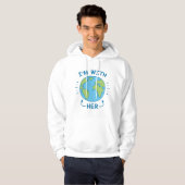 Ik ben bij haar hoodie (Voorkant volledig)
