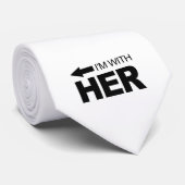 Ik ben bij haar (links) stropdas (Opgerold)