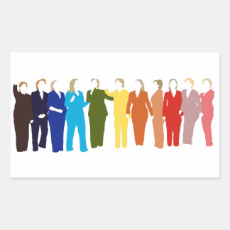 Ik ben bij haar regenboog Sticker