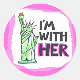 Ik ben bij haar sticker