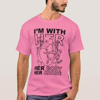 Ik ben bij haar t-shirt