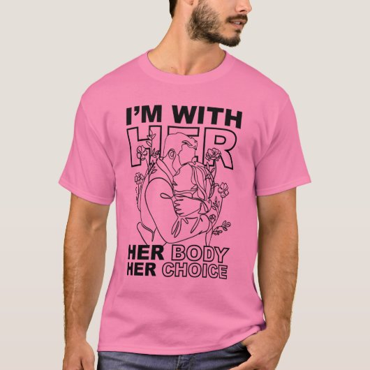 Ik ben bij haar t-shirt (Voorkant)