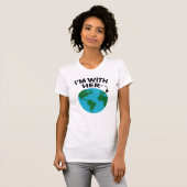 Ik ben bij haar t-shirt (Voorkant volledig)
