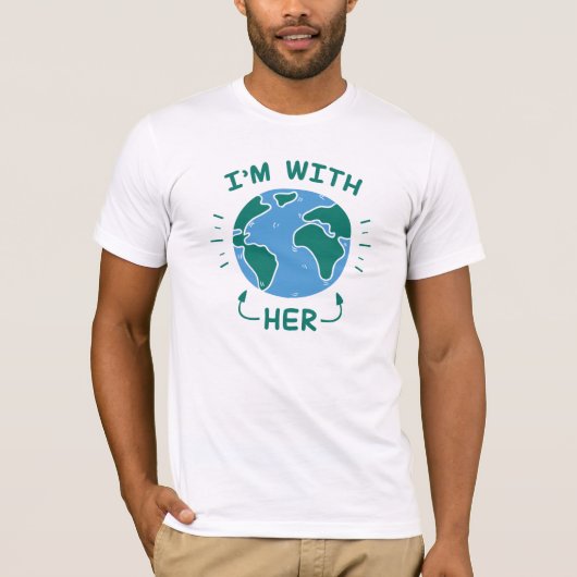 Ik ben bij haar t-shirt (Voorkant)