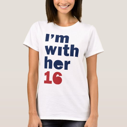 Ik ben bij haar Tanktop - Hillary Womens Tanktop (Voorkant)