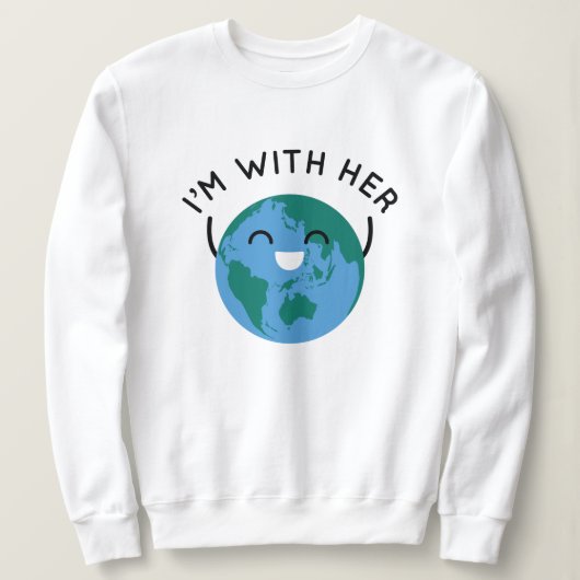 Ik ben bij haar trui (Design voorkant)