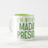 IK BEN BIJ HAAR! TWEEKLEURIGE KOFFIEMOK (Voorkant links)