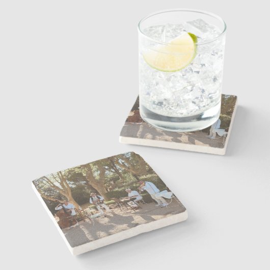 Ik ben bij het Onderzetter van de band. (Zijkant)