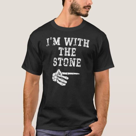 Ik ben bij het Stone Point Matching Couples Halowe T-shirt (Voorkant)