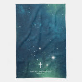 IK BEN bij je Jezus God Isaiah 41:10. Theedoek (Verticaal)