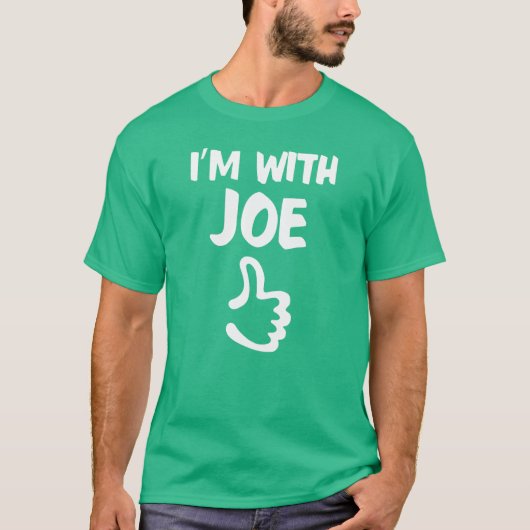 Ik ben bij Joe shirt - Kelly Green (Voorkant)