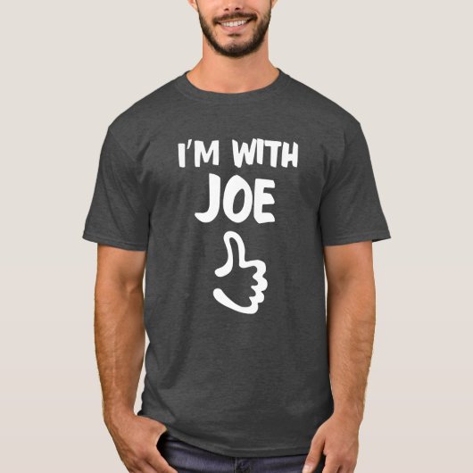 Ik ben bij Joe shirt - Kool Heather Grey (Voorkant)