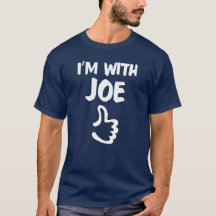 Ik ben bij Joe shirt - Navy Blue