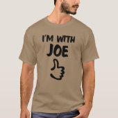 Ik ben bij Joe shirt - Pebble (Voorkant)