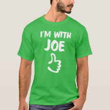 Ik ben bij Joe shirt - Shamrock Green