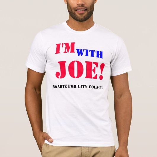 Ik ben bij Joe T-Shirt (Voorkant)
