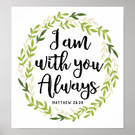 Ik ben bij jou altijd Art Print (Voorkant)