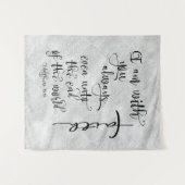 Ik ben bij jou altijd bijbelvers Christelijk Wandkleed (Voorkant (horizontaal))