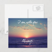 Ik ben bij jou Altijd Bijbelversie Briefkaart (Voorkant / Achterkant)