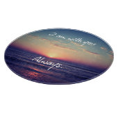 Ik ben bij jou Altijd Bijbelversie Snijplank (Hoek)