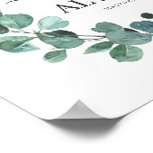 Ik ben bij jou altijd Christelijk Verse Rustic Poster (Hoek)