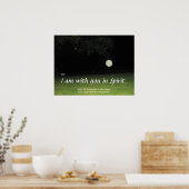 "Ik ben bij jou in Spirit" Afdruk Poster (Keuken)