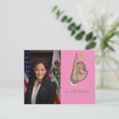 Ik ben bij Kamala Briefkaart (Staand voorkant)